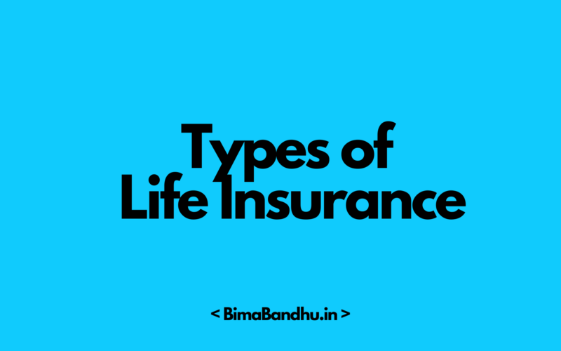 Types of Life Insurance - BimaBandhu