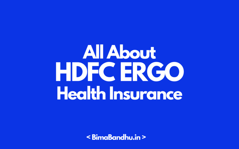 HDFC ERGO Health Insurance - BimaBandhu